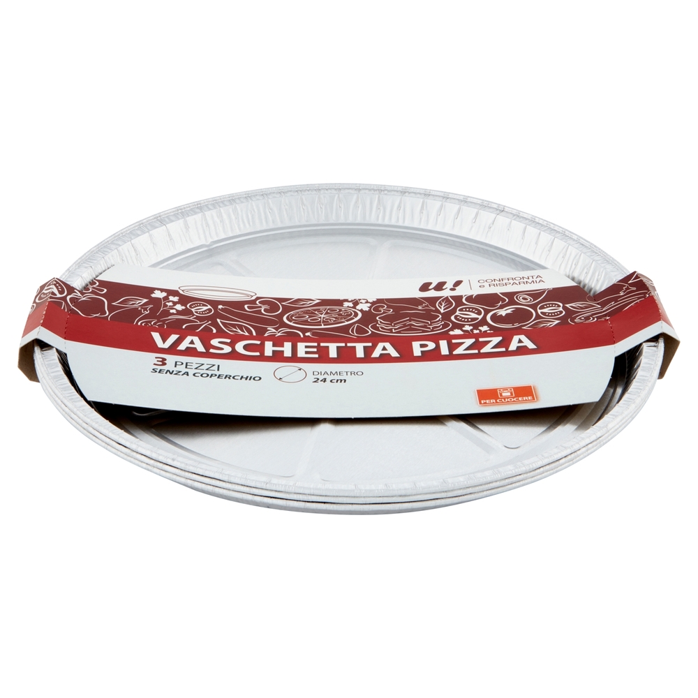3 Vaschetta Pizza 24 cm U! Confronta e Risparmia